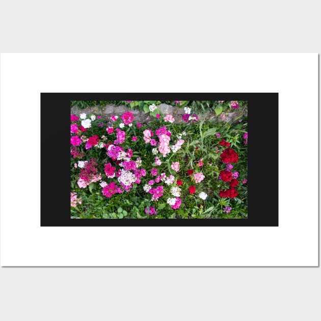 Natural background with pink flowers Wall Art by NxtArt